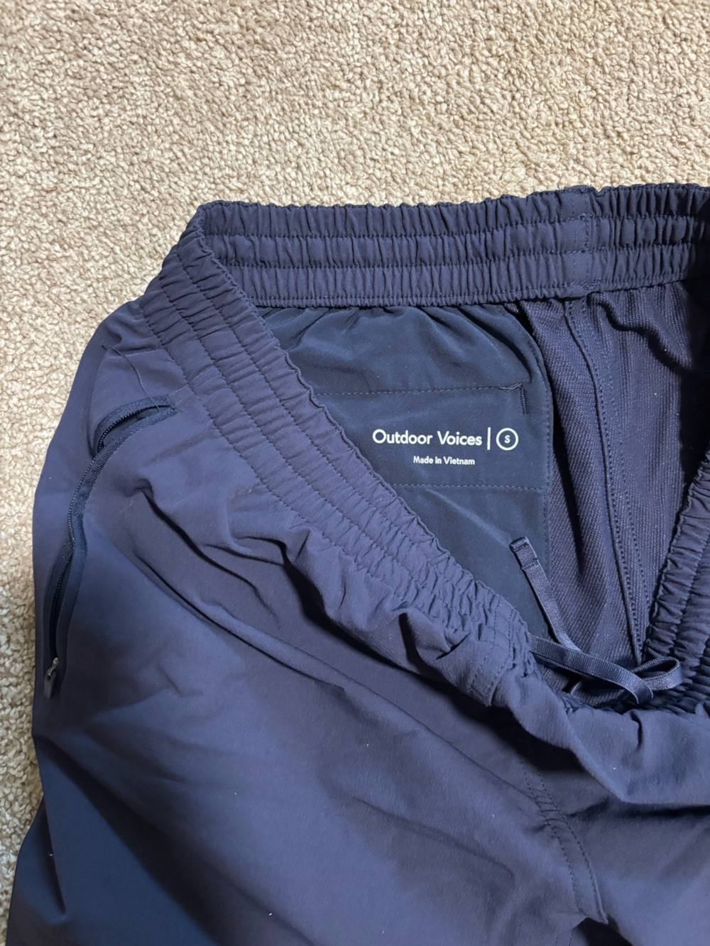 Outdoor Voices Navy Track Joggers
